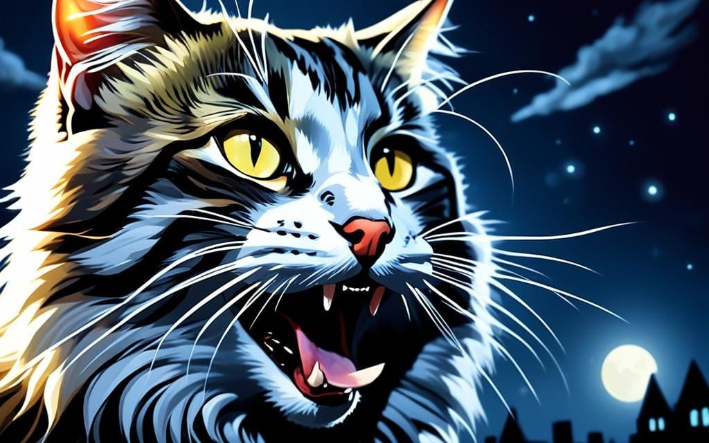 how to stop a cat from meowing all night