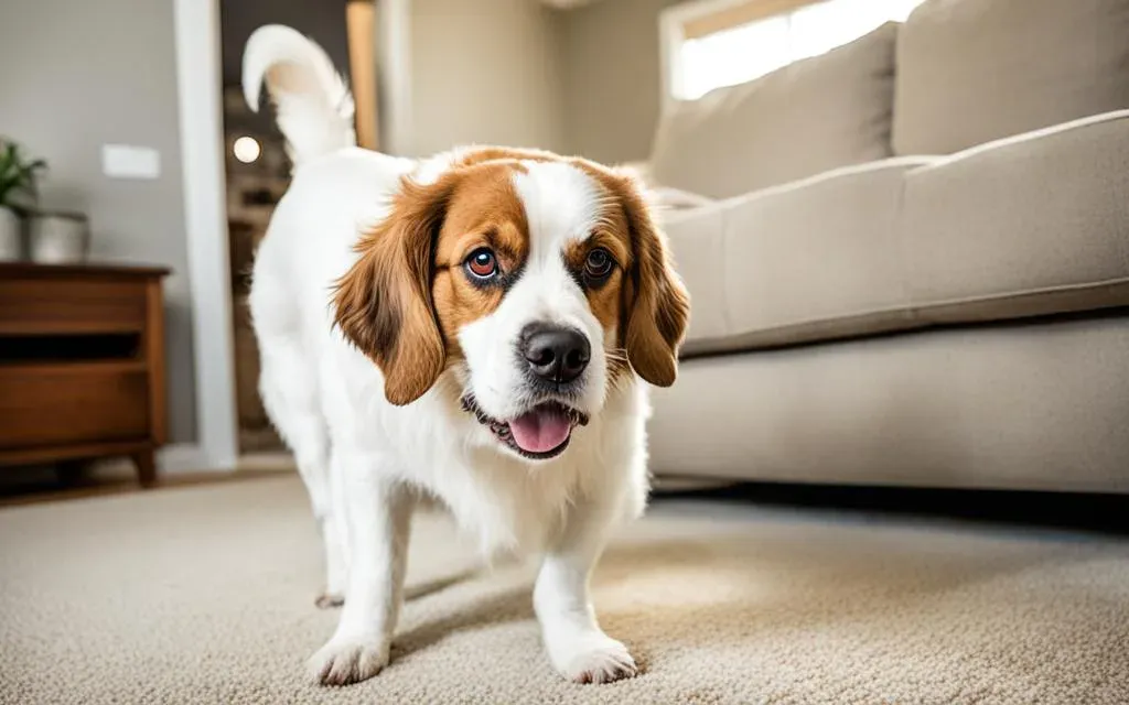 how to stop a dog peeing on a carpet