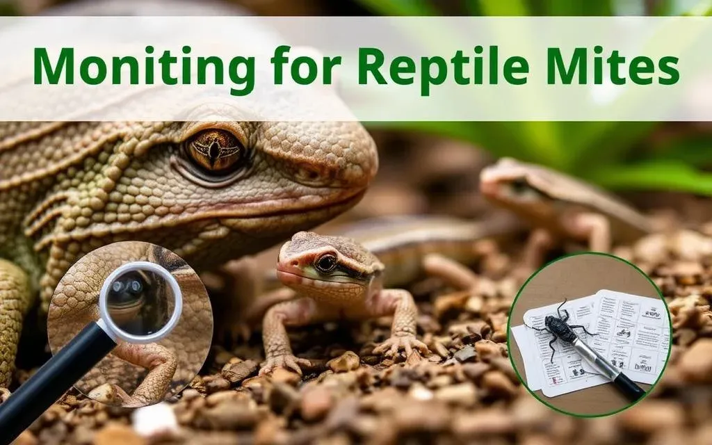 Monitoring for Reptile Mites