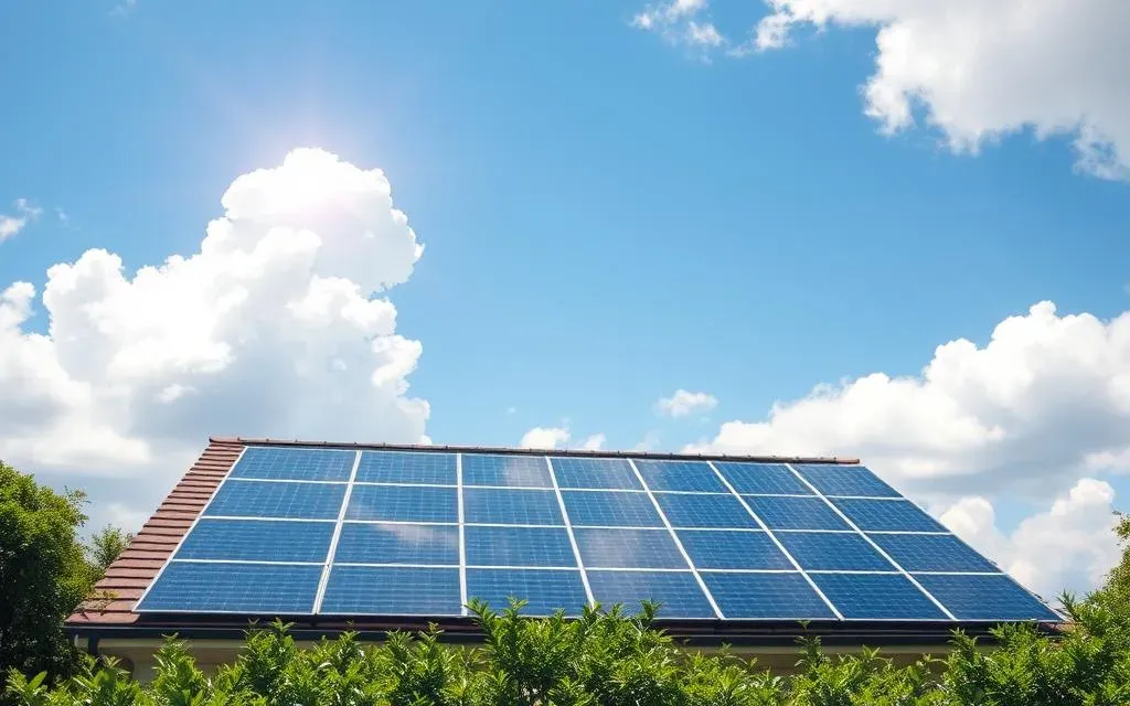 solar energy panel installation