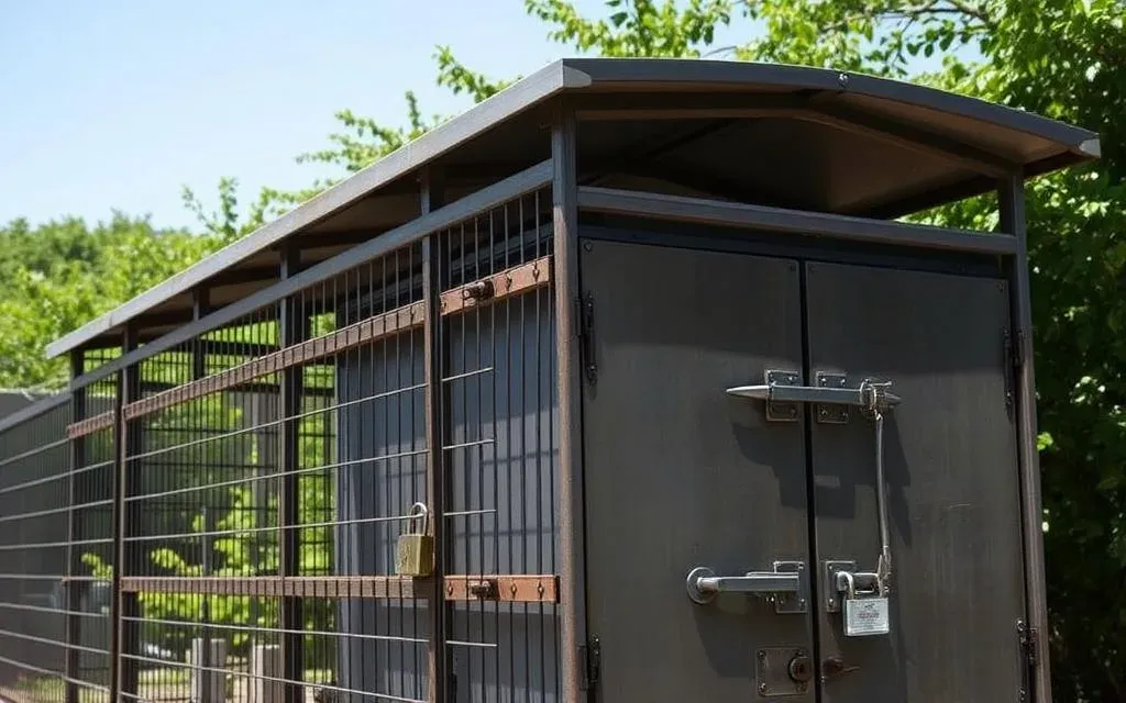 secure trash from wildlife