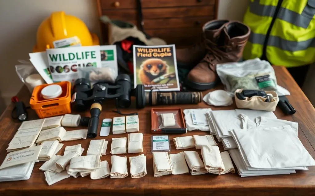 wildlife rescue supplies and protective gear