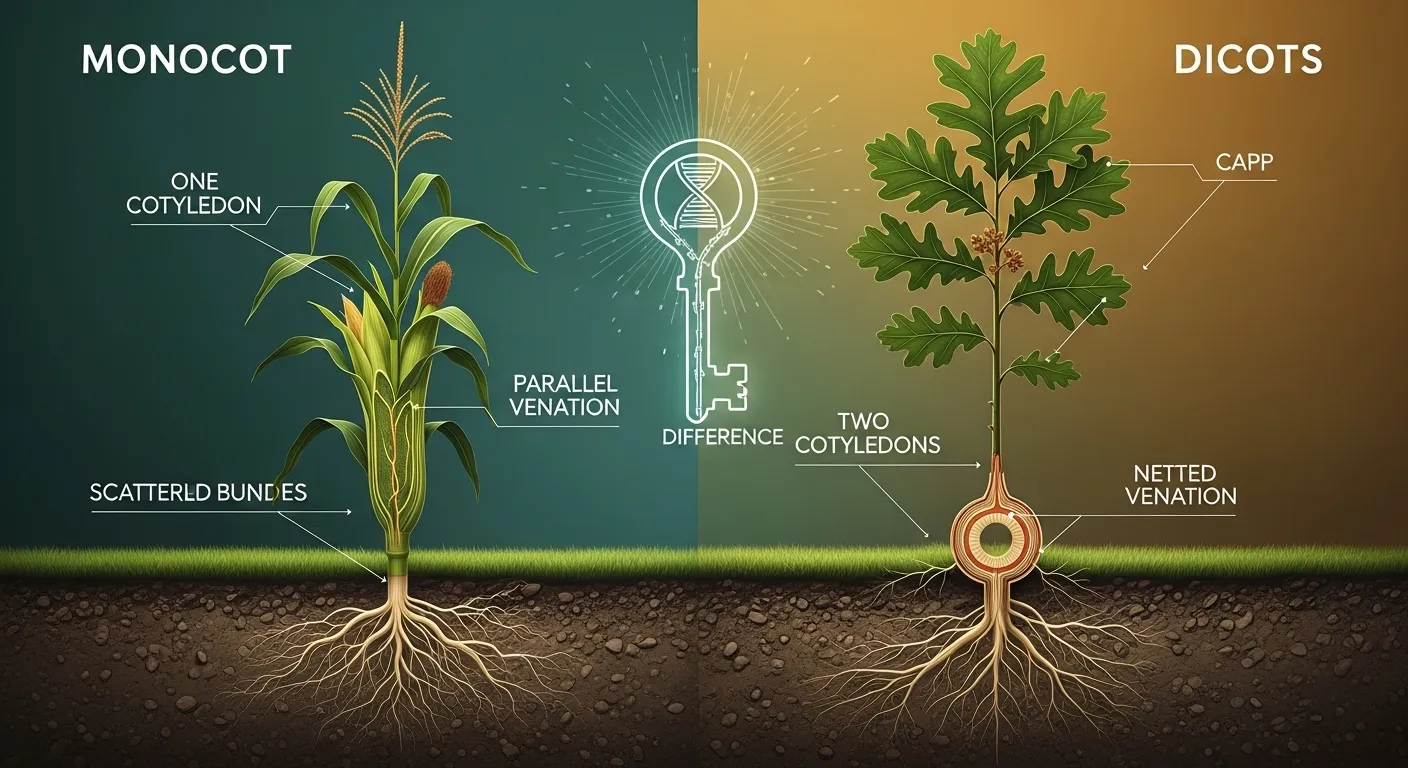 Key Difference Between Monocot and Dicot Plants Explained