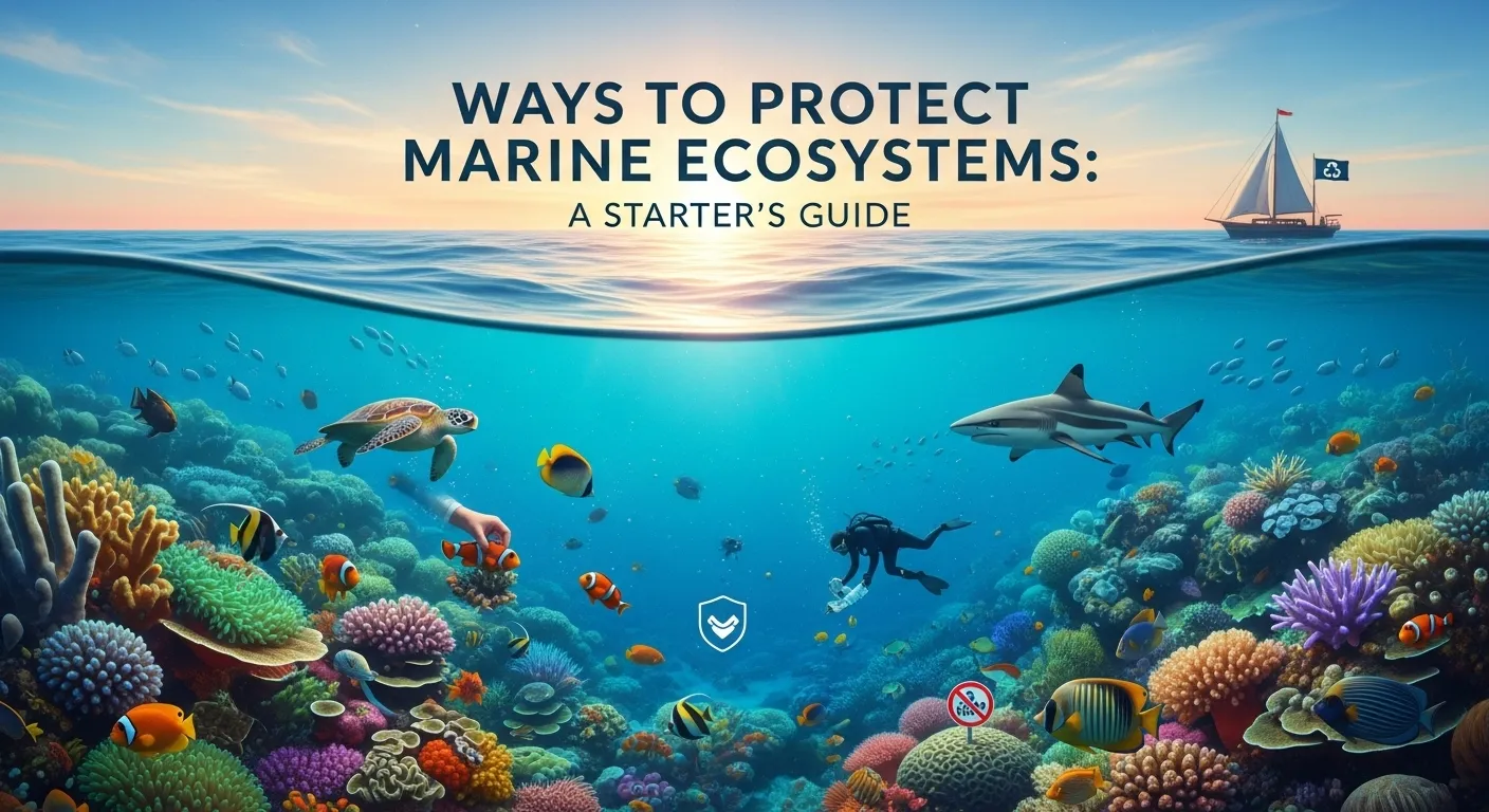 Ways to Protect Marine Ecosystems: A Starter’s Guide