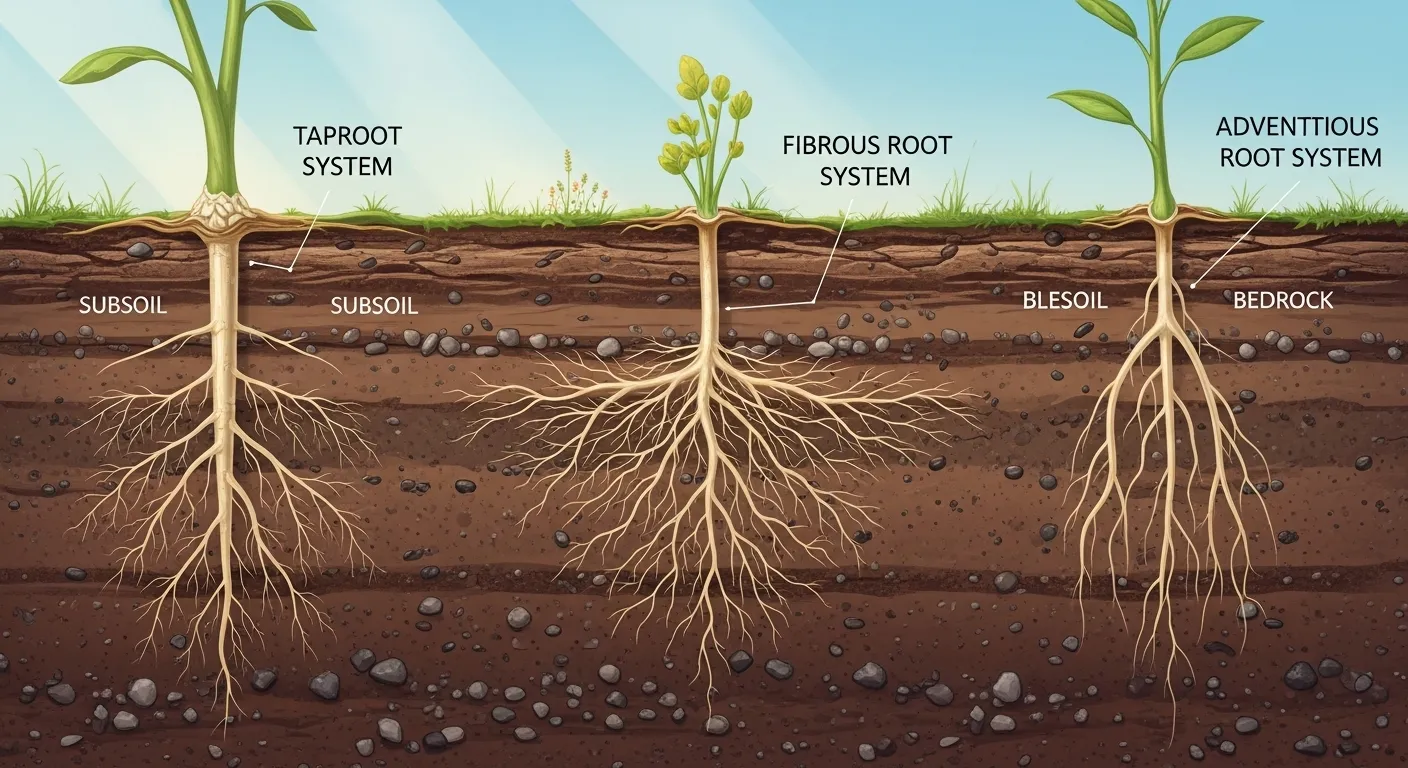 Explaining the Different Types of Plant Root Systems