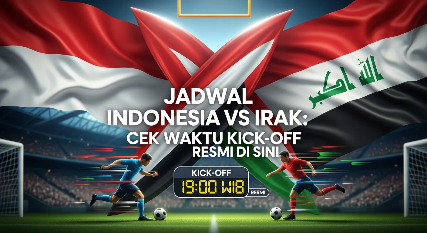 Jadwal Indonesia vs Irak: Cek Waktu Kick-Off Resmi di Sini