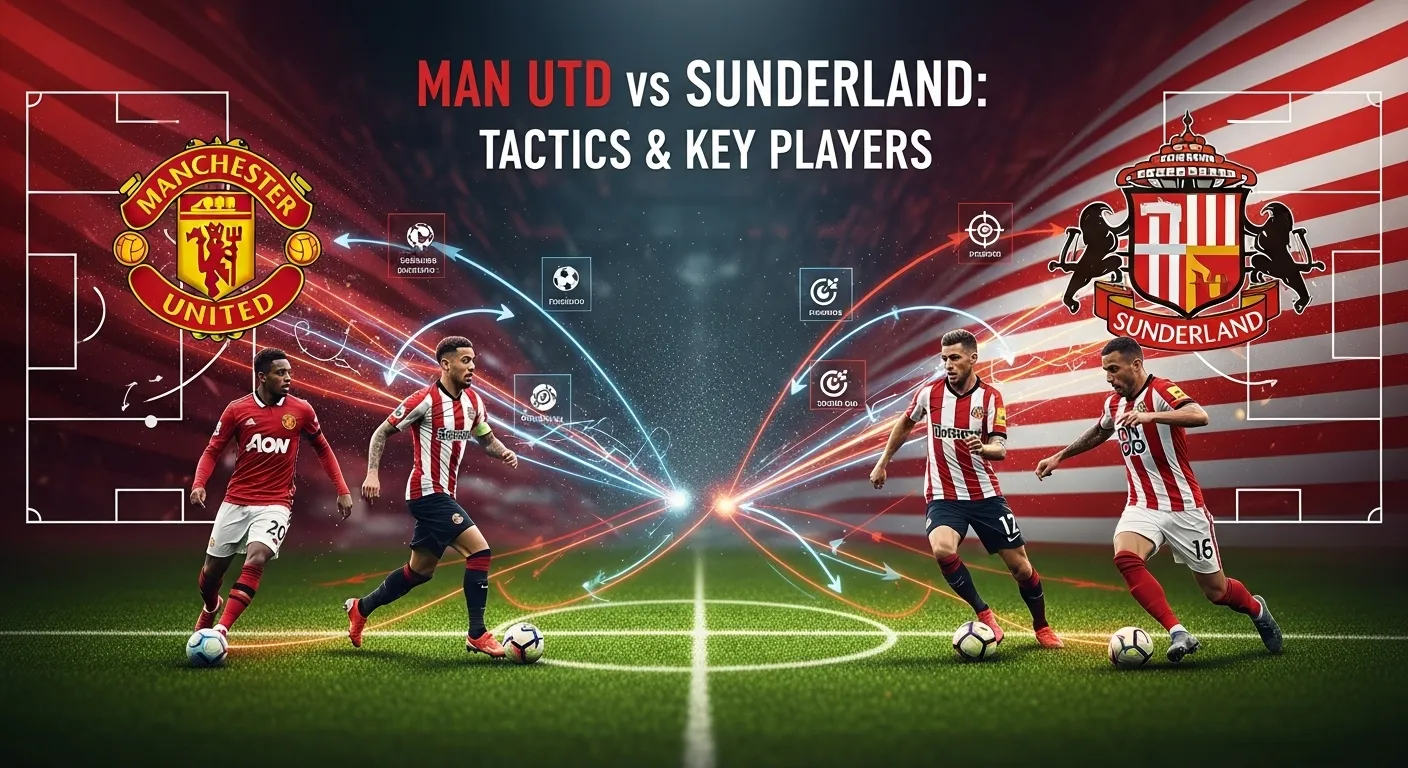 Analisis Man Utd vs Sunderland: Taktik & Pemain Kunci