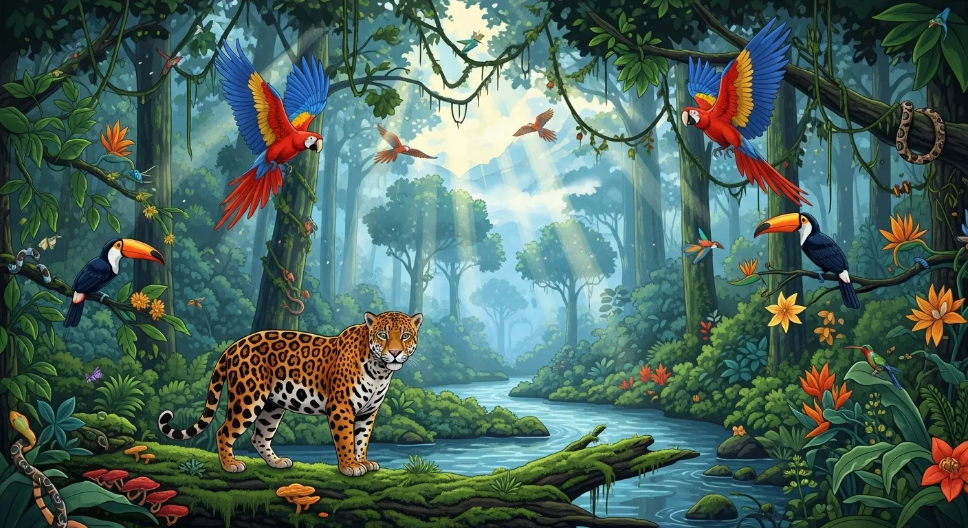 Exploring the Characteristics of a Rainforest Habitat